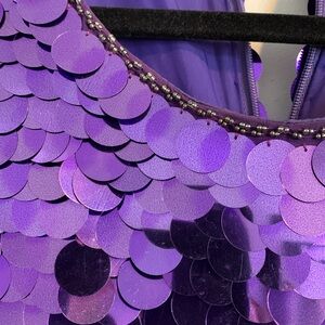 Oleg Cassini vintage sequin dress